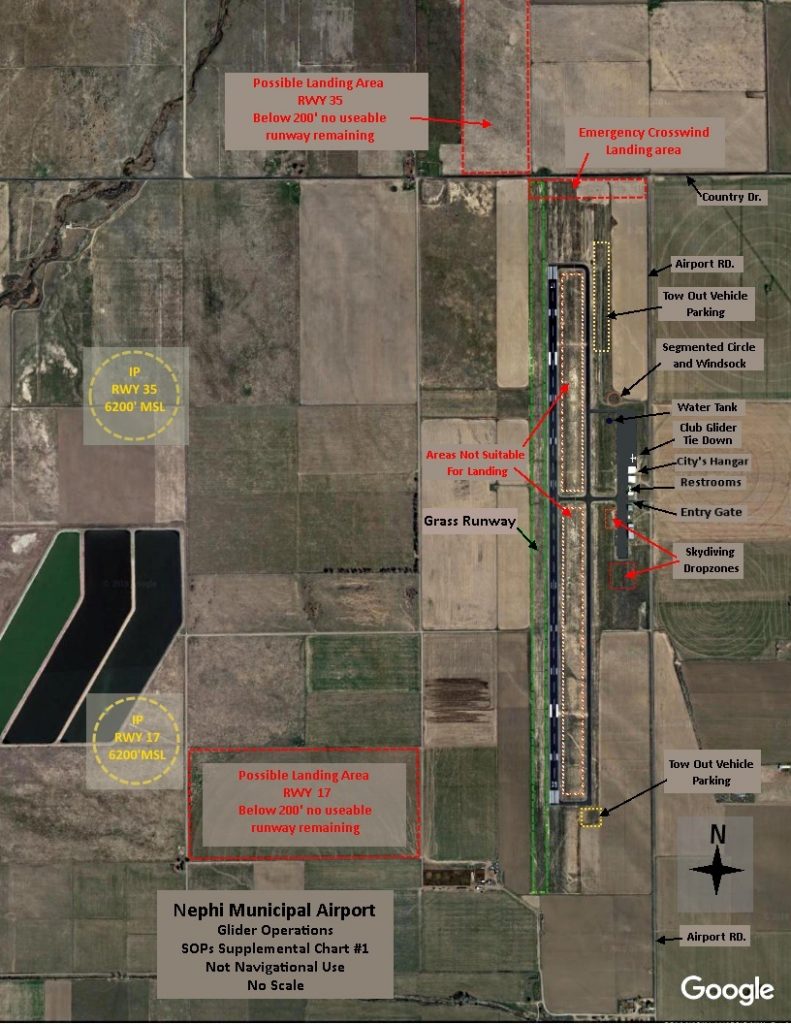 Nephi airport overview diagram #1.